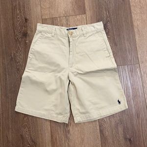 Boys polo kakhi shorts